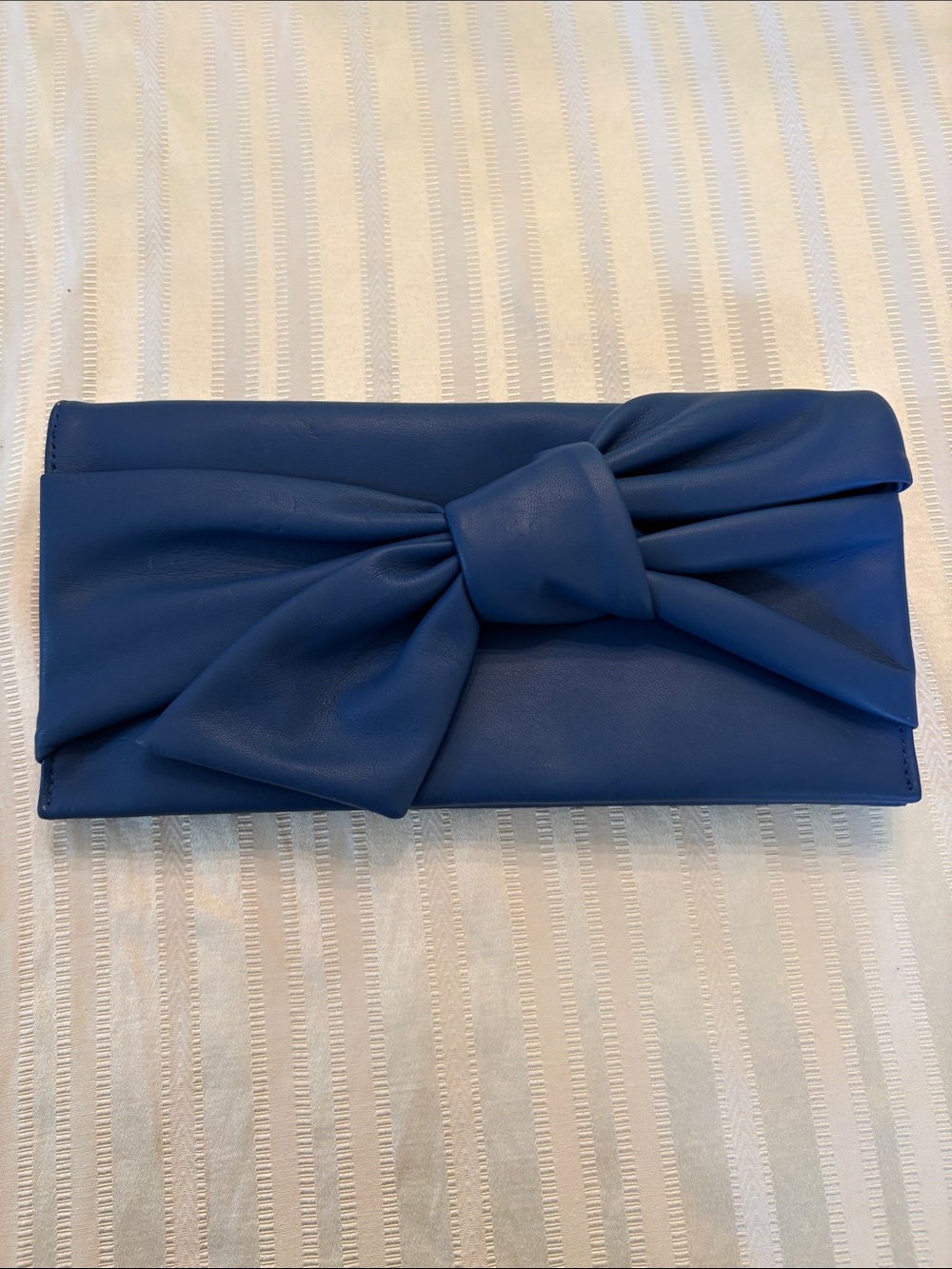 INC International Concepts Royal Blue Knot Clutch